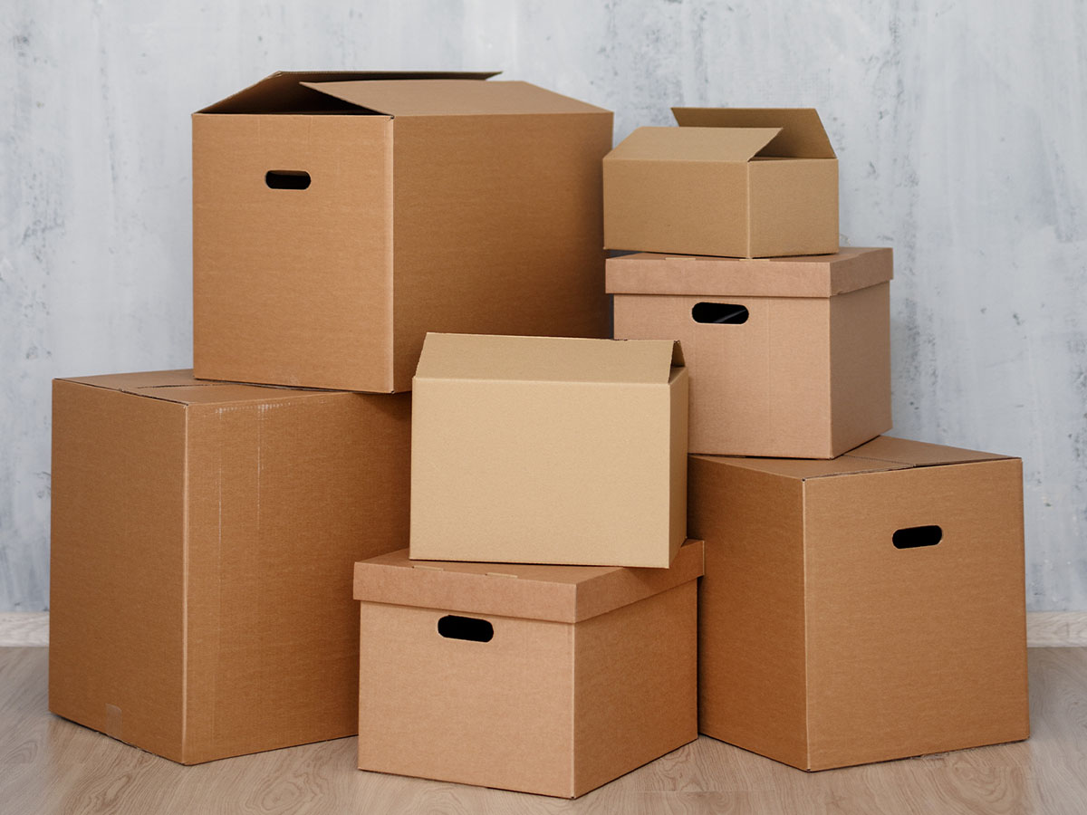 Free cardboard boxes for cheaper moving day.